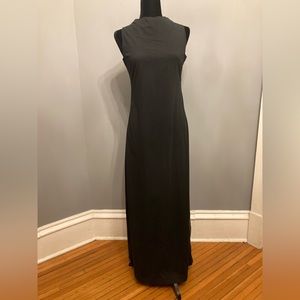 Gently Worn Canadian-Made Air—- Long Dress with Zipper and Back Detail